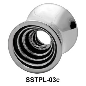 Spirals Plugs and Tunnels SSTPL-03c